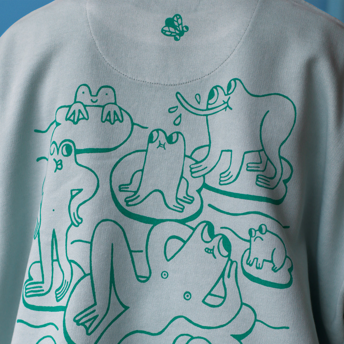 Hand Printed Frog Pond Sweatshirt – Eva Stalinski