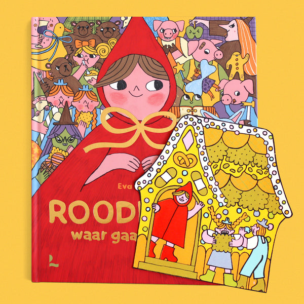 Roodkapje, waar gaan we heen? Dutch language search-and-find fairytale book!