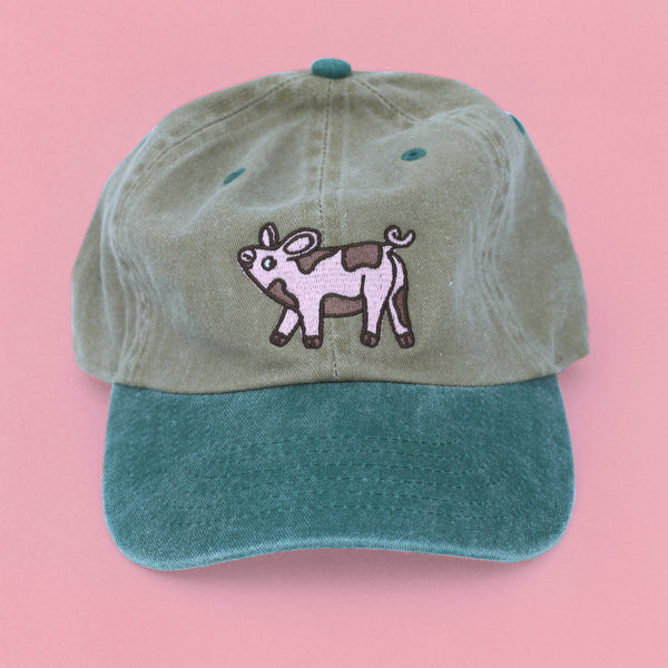Pig in Mud two-toned Baseball Cap